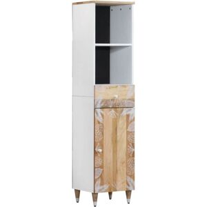 Bathroom Cabinet 38x33.5x160 cm Solid Wood Mango vidaXL Bathroom Cabinet 38x33.5x160 cm Solid Wood Mango vidaXL