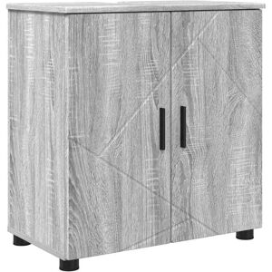 Bathroom Cabinet Grey sonoma 61 x 35 x 64 cm Engineered wood vidaXL Bathroom Cabinet Grey sonoma 61 x 35 x 64 cm Engineered wood vidaXL