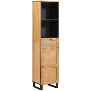 Bathroom Cabinet Brown 38 x 33 x 160 cm Solid Mango Wood vidaXL Bathroom Cabinet Brown 38 x 33 x 160 cm Solid Mango Wood vidaXL