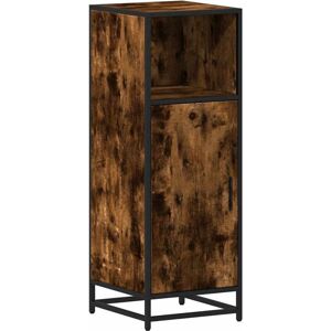 Bathroom Cabinet Smoked Oak 35x37.5x100 cm Engineered Wood Vidaxl Bathroom Cabinet Smoked Oak 35x37.5x100 cm Engineered Wood Vidaxl