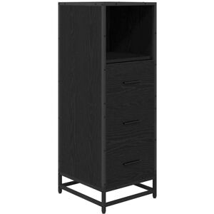 Bathroom Cabinet Black oak 35 x 37.5 x 100 cm Engineered wood vidaXL Bathroom Cabinet Black oak 35 x 37.5 x 100 cm Engineered wood vidaXL