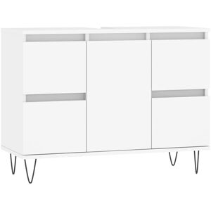 Bathroom Cabinet White 80x33x60 cm Engineered Wood Vidaxl Bathroom Cabinet White 80x33x60 cm Engineered Wood Vidaxl