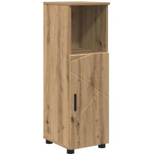 Bathroom Cabinet Artisan oak 30 x 35 x 95 cm Engineered wood vidaXL Bathroom Cabinet Artisan oak 30 x 35 x 95 cm Engineered wood vidaXL