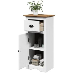 Bathroom Cabinet bodo White and Brown 44x30x90 cm Vidaxl Bathroom Cabinet bodo White and Brown 44x30x90 cm Vidaxl