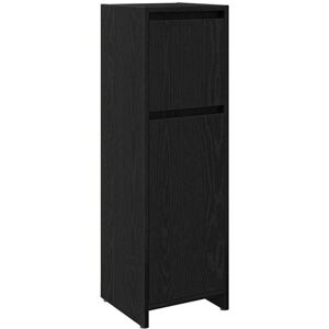 Bathroom Cabinet Black Oak 30x30x95 cm Engineered Wood Vidaxl Bathroom Cabinet Black Oak 30x30x95 cm Engineered Wood Vidaxl