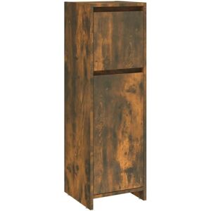 vidaXL Brown Oak Bathroom Cabinet - Washroom Storage - Engineered Wood vidaXL Brown Oak Bathroom Cabinet - Washroom Storage - Engineered Wood