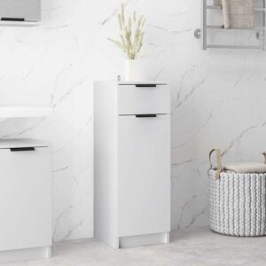 vidaXL White Bathroom Cabinet Engineered Wood Vanity Unit - Bathroom Cabinet vidaXL White Bathroom Cabinet Engineered Wood Vanity Unit - Bathroom Cabinet