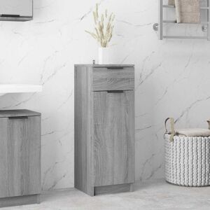 vidaXL Grey Sonoma Bathroom Cabinet - Engineered Wood Toilet & Vanity - 32x34x90 cm vidaXL Grey Sonoma Bathroom Cabinet - Engineered Wood Toilet & Vanity - 32x34x90 cm