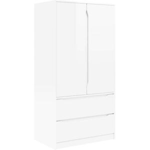 Bathroom Cabinet with Door High Gloss White 79.5 x 49 x 156 cm vidaXL Bathroom Cabinet with Door High Gloss White 79.5 x 49 x 156 cm vidaXL