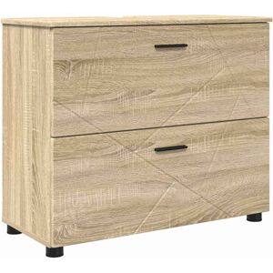 Bathroom Cabinet Sonoma oak 76.5 x 35 x 64 cm Engineered wood vidaXL Bathroom Cabinet Sonoma oak 76.5 x 35 x 64 cm Engineered wood vidaXL