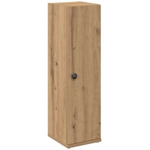 vidaXL Bathroom Cabinet Artisan Oak - 20.5x22x72 cm - Storage & Roll Holder vidaXL Bathroom Cabinet Artisan Oak - 20.5x22x72 cm - Storage & Roll Holder