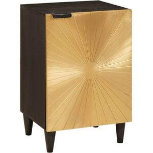 Bathroom Cabinet with Shelf Black and Gold 38 x 33 x 58 cm vidaXL Bathroom Cabinet with Shelf Black and Gold 38 x 33 x 58 cm vidaXL