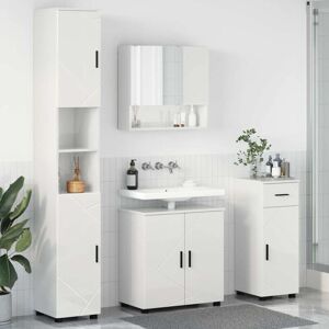 Bathroom Furniture Set 4 pcs High gloss white 61 x 35 x 64 cm vidaXL Bathroom Furniture Set 4 pcs High gloss white 61 x 35 x 64 cm vidaXL