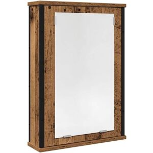 Bathroom Mirror Cabinet Old Wood 42x12x60 cm Engineered Wood Vidaxl Bathroom Mirror Cabinet Old Wood 42x12x60 cm Engineered Wood Vidaxl