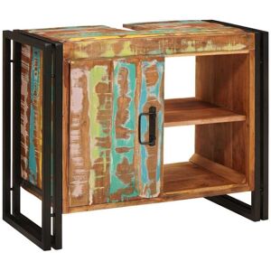 Bathroom Sink Cabinet 71 x 33 x 58 cm Solid Reclaim wood, Iron Vidaxl Bathroom Sink Cabinet 71 x 33 x 58 cm Solid Reclaim wood, Iron Vidaxl