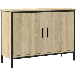 Bathroom Sink Cabinet Sonoma Oak 80x30x60 cm Engineered Wood Vidaxl Bathroom Sink Cabinet Sonoma Oak 80x30x60 cm Engineered Wood Vidaxl
