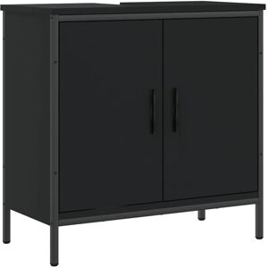 Bathroom Sink Cabinet Black 60x30x60 cm Engineered Wood Vidaxl Bathroom Sink Cabinet Black 60x30x60 cm Engineered Wood Vidaxl