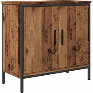 Sink Cabinet Old Wood 60x30x60 cm Engineered Wood Vidaxl Sink Cabinet Old Wood 60x30x60 cm Engineered Wood Vidaxl