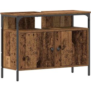 Vidaxl - Bathroom Sink Cabinet Old wood 80 x 30 x 60 cm Engineered Wood Vidaxl - Bathroom Sink Cabinet Old wood 80 x 30 x 60 cm Engineered Wood