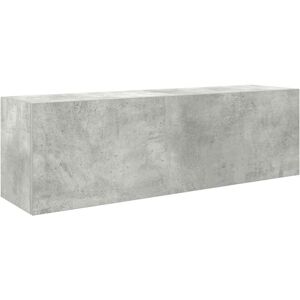 Bathroom Wall Cabinet Concrete Grey 100x25x30 cm Engineered Wood vidaXL Bathroom Wall Cabinet Concrete Grey 100x25x30 cm Engineered Wood vidaXL