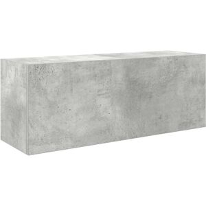 Bathroom Wall Cabinet Concrete Grey 80x25x30 cm Engineered Wood Vidaxl Bathroom Wall Cabinet Concrete Grey 80x25x30 cm Engineered Wood Vidaxl