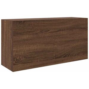 Bathroom Wall Cabinet Brown Oak 80x25x40 cm Engineered Wood Vidaxl Bathroom Wall Cabinet Brown Oak 80x25x40 cm Engineered Wood Vidaxl