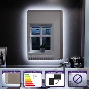 Nes Home - Edale led Illuminated Rectangular Demister Mirror 500 x 700mm Nes Home - Edale led Illuminated Rectangular Demister Mirror 500 x 700mm