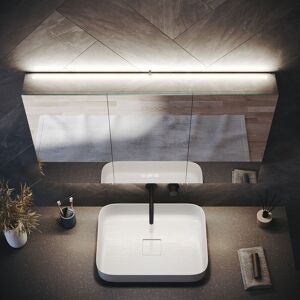 Elegant - led Illuminated Bathroom Mirror Cabinet Smart with Shaver Scocket Demester Pad 3 Lighting Modes Adjustable Glass Shelves 3 Door Storage Elegant - led Illuminated Bathroom Mirror Cabinet Smart with Shaver Scocket Demester Pad 3 Lighting Modes Adjustable Glass Shelves 3 Door Storage