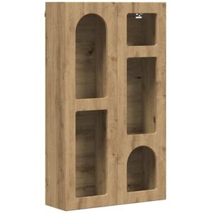 Hanging Cabinet Artisan Oak 59 x 20 x 100 cm Engineered Wood vidaXL Hanging Cabinet Artisan Oak 59 x 20 x 100 cm Engineered Wood vidaXL