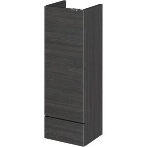 Hudson Reed - Fusion Compact Base Unit 300mm Wide - Charcoal Black Woodgrain Hudson Reed - Fusion Compact Base Unit 300mm Wide - Charcoal Black Woodgrain