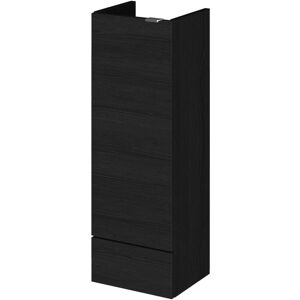 Hudson Reed - Fusion Compact Base Unit 300mm Wide - Charcoal Black Woodgrain Hudson Reed - Fusion Compact Base Unit 300mm Wide - Charcoal Black Woodgrain