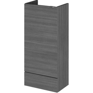 Hudson Reed - Fusion Compact Base Unit 400mm Wide - Anthracite Woodgrain Hudson Reed - Fusion Compact Base Unit 400mm Wide - Anthracite Woodgrain