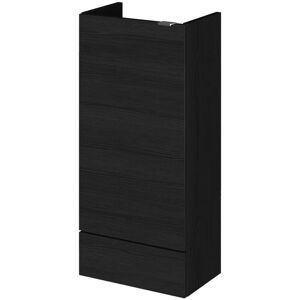 Hudson Reed - Fusion Compact Base Unit 400mm Wide - Charcoal Black Woodgrain Hudson Reed - Fusion Compact Base Unit 400mm Wide - Charcoal Black Woodgrain