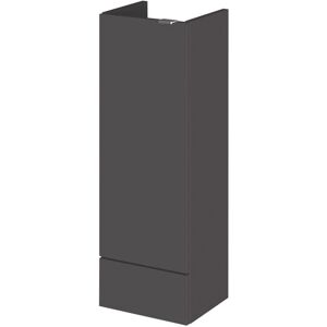 Hudson Reed - Fusion Compact Base Unit 300mm Wide - Gloss Grey Hudson Reed - Fusion Compact Base Unit 300mm Wide - Gloss Grey