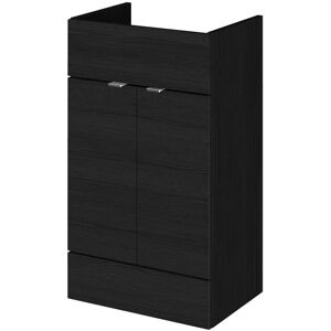 Hudson Reed - Fusion Vanity Unit 500mm Wide - Charcoal Black Woodgrain Hudson Reed - Fusion Vanity Unit 500mm Wide - Charcoal Black Woodgrain