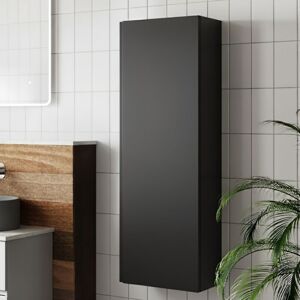 Hudson Reed - Urban Wall Hung Tall Storage Unit 400mm Wide - Satin Anthracite Hudson Reed - Urban Wall Hung Tall Storage Unit 400mm Wide - Satin Anthracite