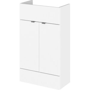 Hudson Reed - Fusion Compact Vanity Unit 500mm Wide - Gloss White Hudson Reed - Fusion Compact Vanity Unit 500mm Wide - Gloss White