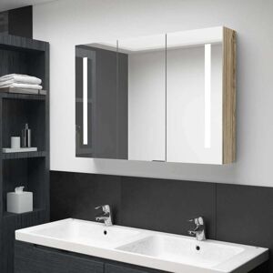 Led Bathroom Mirror Cabinet 89x14x62 cm Oak Vidaxl Led Bathroom Mirror Cabinet 89x14x62 cm Oak Vidaxl