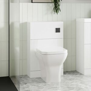 Nuie - Deco Back to Wall wc Unit 500mm Wide - Satin White Nuie - Deco Back to Wall wc Unit 500mm Wide - Satin White