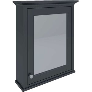 Rak Ceramics - rak Washington Black 600mm Mirror Cabinet - RAKWMC60504 Rak Ceramics - rak Washington Black 600mm Mirror Cabinet - RAKWMC60504
