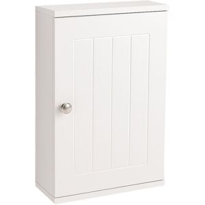 Relaxdays bathroom wall cabinet, 2 shelves, HWD: 50 x 30 x 14 cm, magnetic closure, farmhouse style, slim design, white Relaxdays bathroom wall cabinet, 2 shelves, HWD: 50 x 30 x 14 cm, magnetic closure, farmhouse style, slim design, white