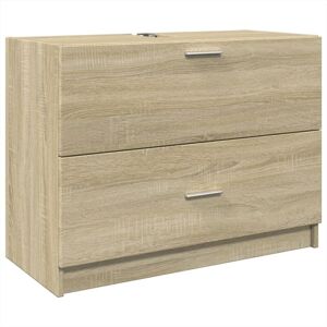 Sink Cabinet Sonoma Oak 78x37x59 cm Engineered Wood Vidaxl Sink Cabinet Sonoma Oak 78x37x59 cm Engineered Wood Vidaxl