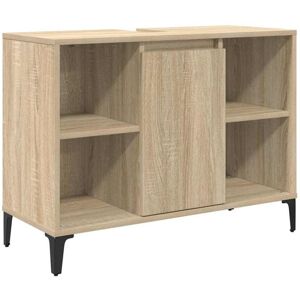 Sink cabinet with Shelf with Storage Sonoma Oak 80 x 33 x 60 cm vidaXL Sink cabinet with Shelf with Storage Sonoma Oak 80 x 33 x 60 cm vidaXL