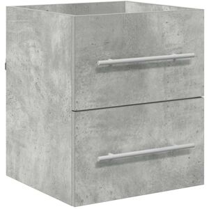 Sink cabinet Concrete Grey 38.5 x 41 x 48 cm Engineered Wood vidaXL Sink cabinet Concrete Grey 38.5 x 41 x 48 cm Engineered Wood vidaXL