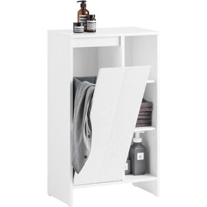 SoBuy White Laundry Cabinet with Adjustable Shelves - Laundry Storage Furniture SoBuy White Laundry Cabinet with Adjustable Shelves - Laundry Storage Furniture