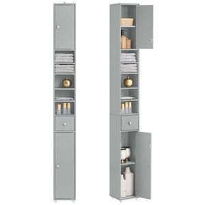 Sobuy - Bathroom Tall Cabinet Cupboard Bathroom Cabinet Storage Cabinet,BZR34-HG Sobuy - Bathroom Tall Cabinet Cupboard Bathroom Cabinet Storage Cabinet,BZR34-HG