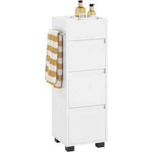 Sobuy - White Bathroom Cabinet Bathroom Storage Cabinet Unit with 3 Drawers,BZR29-W Sobuy - White Bathroom Cabinet Bathroom Storage Cabinet Unit with 3 Drawers,BZR29-W