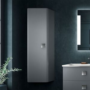 Vasari - Hudson Reed Sarenna 1-Door Tall Storage Unit 352mm Wide - Dove Grey Vasari - Hudson Reed Sarenna 1-Door Tall Storage Unit 352mm Wide - Dove Grey