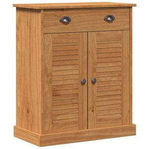 Vidaxl Brown Pine Wood Bathroom Cabinet - Bathroom Cabinet Vidaxl Brown Pine Wood Bathroom Cabinet - Bathroom Cabinet