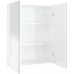 Bathroom Mirror Cabinet 60x15x75 cm mdf Shining White Vidaxl Bathroom Mirror Cabinet 60x15x75 cm mdf Shining White Vidaxl